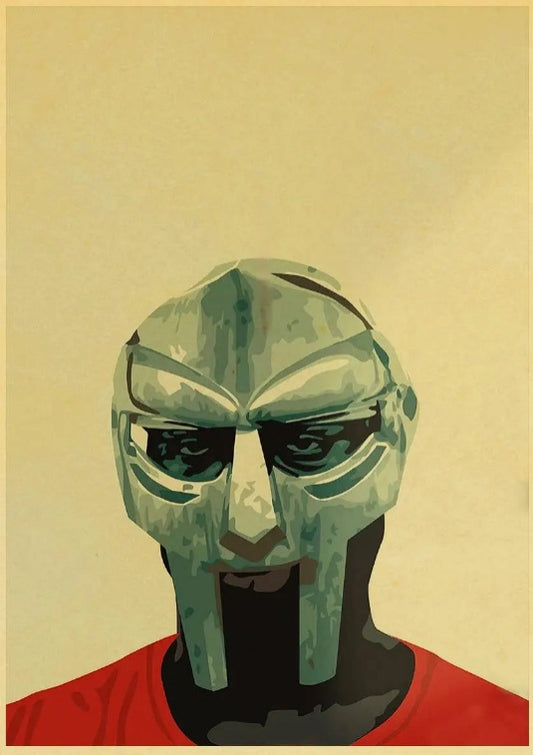 MF Doom Painted Portrait